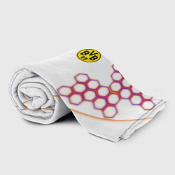 Плед флисовый Borussia geometry sport, цвет: 3D-велсофт — фото 2