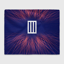 Плед флисовый Paramore red energy, цвет: 3D-велсофт