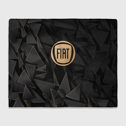 Плед флисовый Fiat golden poly, цвет: 3D-велсофт