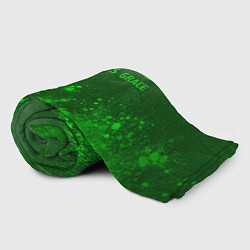 Плед флисовый Three Days Grace - green gradient посередине, цвет: 3D-велсофт — фото 2