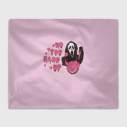 Плед флисовый Крик по телефону, цвет: 3D-велсофт