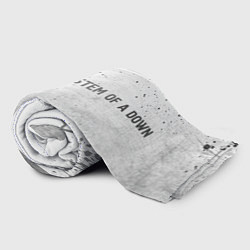 Плед флисовый System of a Down - white gradient по-горизонтали, цвет: 3D-велсофт — фото 2