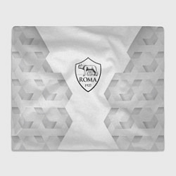 Плед флисовый Roma white poly, цвет: 3D-велсофт