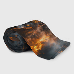 Плед флисовый Волк в огне, цвет: 3D-велсофт — фото 2