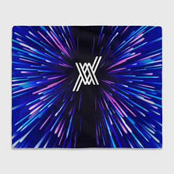 Плед флисовый Darling in the FranXX neon energy, цвет: 3D-велсофт