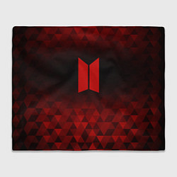 Плед BTS red poly