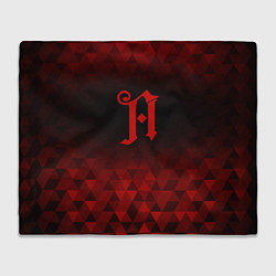 Плед Architects red poly