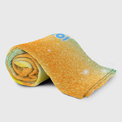 Плед флисовый Inzoi лого и блестки, цвет: 3D-велсофт — фото 2