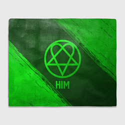 Плед HIM - green gradient