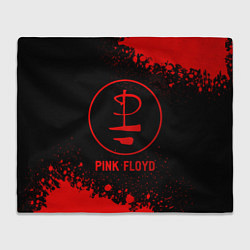 Плед Pink Floyd - red gradient