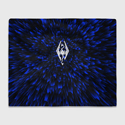 Плед Skyrim blue energy