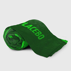 Плед флисовый Placebo - green gradient по-горизонтали, цвет: 3D-велсофт — фото 2