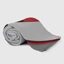 Плед флисовый Color black red grey, цвет: 3D-велсофт — фото 2