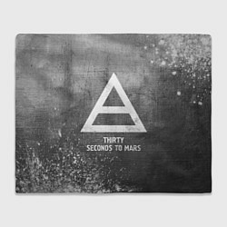 Плед Thirty Seconds to Mars - grey gradient