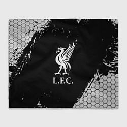 Плед флисовый Liverpool hexagon, цвет: 3D-велсофт