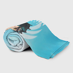 Плед флисовый Genshin Impact - персонаж Сяо, цвет: 3D-велсофт — фото 2