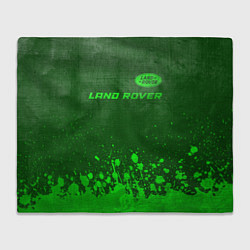 Плед флисовый Land Rover - green gradient посередине, цвет: 3D-велсофт