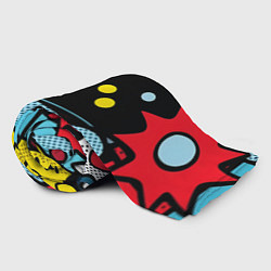 Плед флисовый Поп абстракция, цвет: 3D-велсофт — фото 2