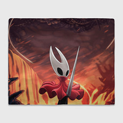 Плед флисовый Полый рыцарь Hollow knight silksong, цвет: 3D-велсофт
