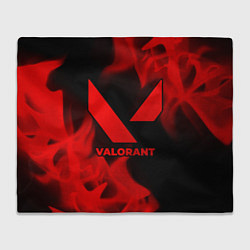 Плед Valorant - red gradient