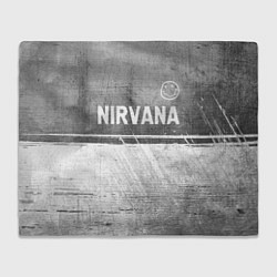 Плед флисовый Nirvana - grey gradient посередине, цвет: 3D-велсофт