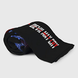 Плед флисовый Devil May Cry - Dante face, цвет: 3D-велсофт — фото 2