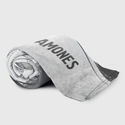 Плед флисовый Ramones - white gradient по-горизонтали, цвет: 3D-велсофт — фото 2