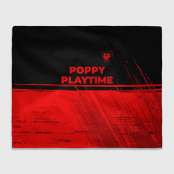 Плед Poppy Playtime - red gradient посередине