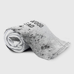 Плед флисовый Hollywood Undead - white gradient посередине, цвет: 3D-велсофт — фото 2