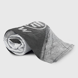 Плед флисовый FAW - grey gradient, цвет: 3D-велсофт — фото 2