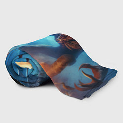 Плед флисовый Ciris battle with the dark monster - the Witcher 4, цвет: 3D-велсофт — фото 2