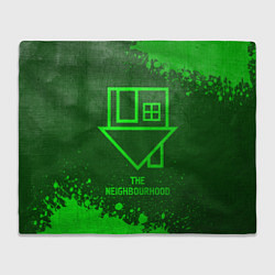 Плед The Neighbourhood - green gradient