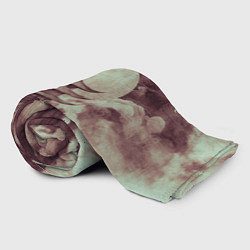 Плед флисовый Японская башня в горах, цвет: 3D-велсофт — фото 2