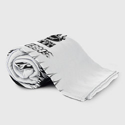 Плед флисовый Dead white - Bones, цвет: 3D-велсофт — фото 2