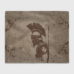 Плед флисовый Спарта, цвет: 3D-велсофт