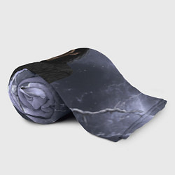 Плед флисовый Bones в образе психа, цвет: 3D-велсофт — фото 2