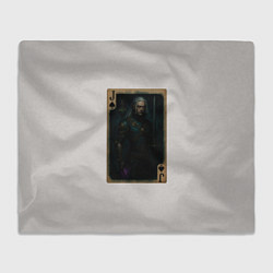 Плед флисовый Кувад Дак: валет пик, цвет: 3D-велсофт