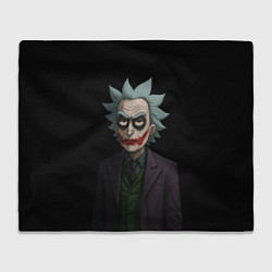 Плед флисовый Рик - Джокер, цвет: 3D-велсофт