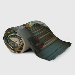 Плед флисовый Бонека Амбалабу мем, цвет: 3D-велсофт — фото 2