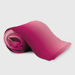 Плед флисовый Градиент transcendent pink омбре, цвет: 3D-велсофт — фото 2