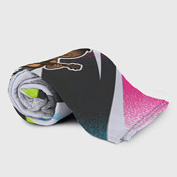 Плед флисовый XXXTentacion в мультяшном стиле, цвет: 3D-велсофт — фото 2