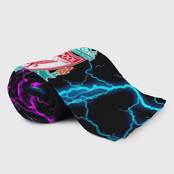 Плед флисовый Liverpool neon storm, цвет: 3D-велсофт — фото 2