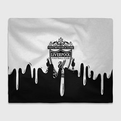 Плед флисовый Liverpool жидкие краски, цвет: 3D-велсофт