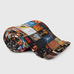 Плед флисовый AC DC - обложки альбомов и песен, цвет: 3D-велсофт — фото 2