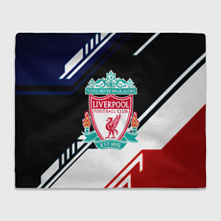 Плед флисовый Liverpool geometry sport, цвет: 3D-велсофт