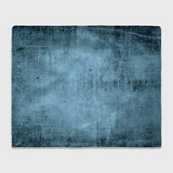 Плед флисовый Текстура голубой бетон, цвет: 3D-велсофт