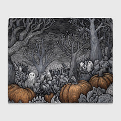 Плед флисовый Осенние шалости духов, цвет: 3D-велсофт