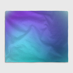 Плед флисовый Color multi-colored gradient, цвет: 3D-велсофт