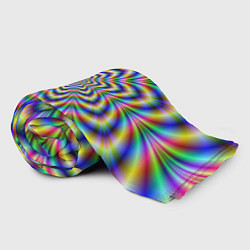 Плед флисовый Красочная иллюзия, цвет: 3D-велсофт — фото 2