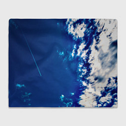Плед флисовый Облака, цвет: 3D-велсофт